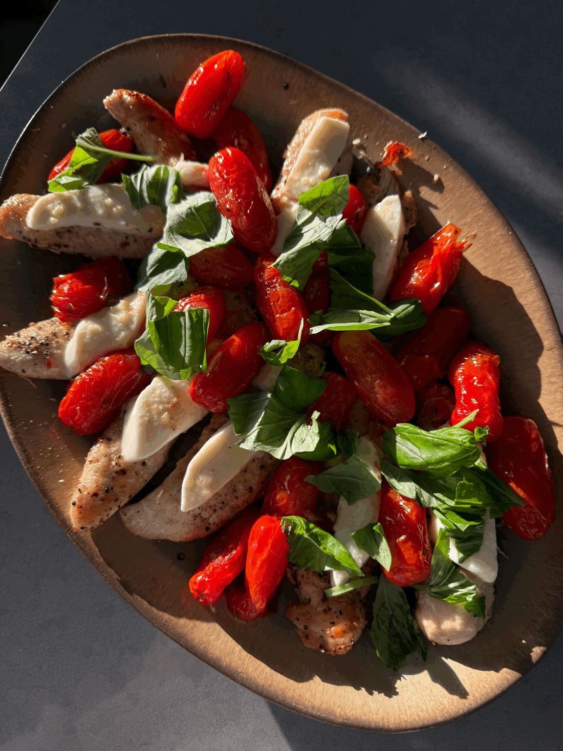 Easy Chicken Caprese Recipe with Mozzarella, Tomato, and Basil